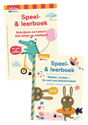 Speel- en leerboeken Wiebel, wiebel ... + Schrijven en tellen? Dat loopt op wieltjes!